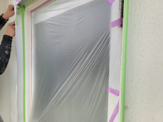 和歌山市密着の外壁塗装・屋根塗装専門店エースペイント　養生