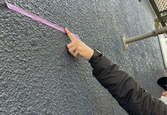 和歌山市密着の外壁塗装・屋根塗装専門店エースペイントの外壁の塗装と屋根の塗装　完工検査　ケレン